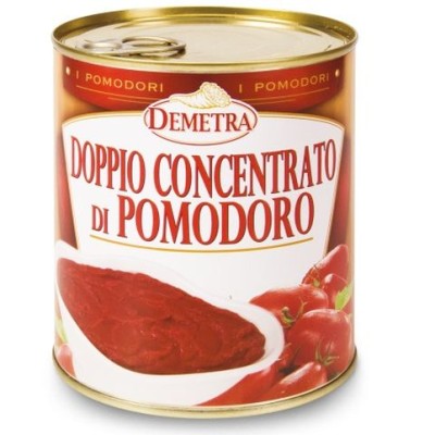 Tomato paste 28/30 brix, DEMETRA, 800 g